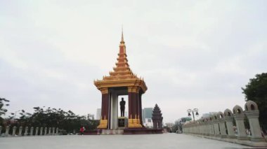 Phnom Penh manzarası. Kamboçya Asya 4k