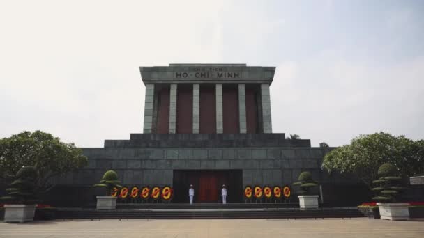 Mausoleum van Ho Chi Minh, Hanoi — Stockvideo