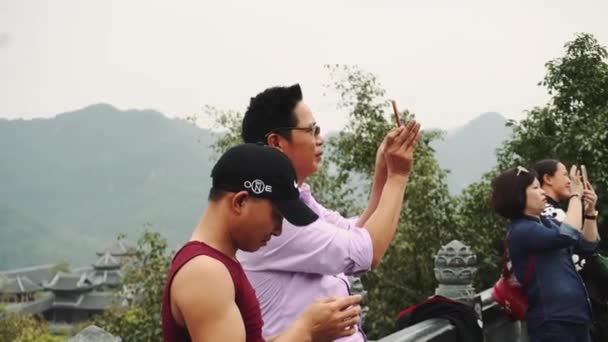 Buddhist Pagoda Bai Dinh Temple, Vietnam — Stock Video