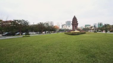 Phnom Penh manzarası. Kamboçya Asya 4k