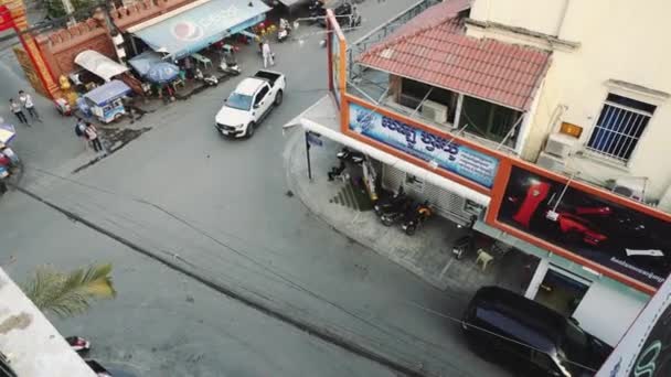 프놈펜의 모습. 캄보디아 아시아 4k — 비디오