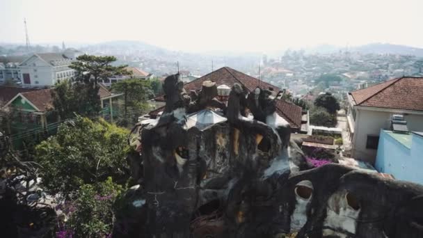 Hotel Crazy House di Dalat, Vietnam 4k — Stok Video