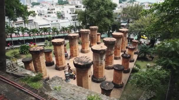 Antiguas ruinas en Vietnam , — Vídeo de stock