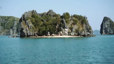 Halong Körfezi Vietnam Panoramik Manzarası