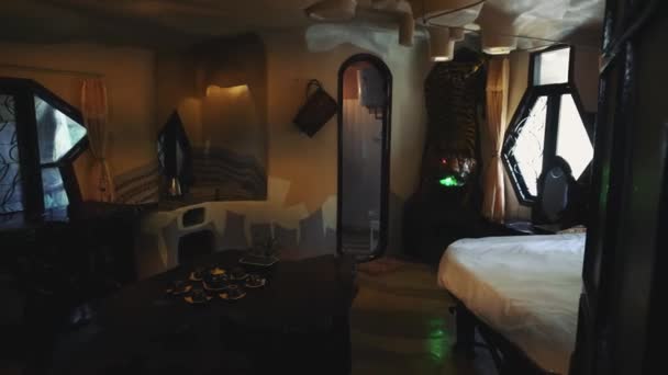 Hotel Crazy House In Dalat, Vietnam 4k — Stock video