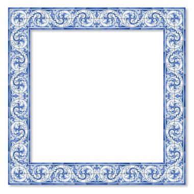 Gövde tasarımı renkli seramik ile tipik Portekizce süslemeleri ile kopya alanı ile denilen 