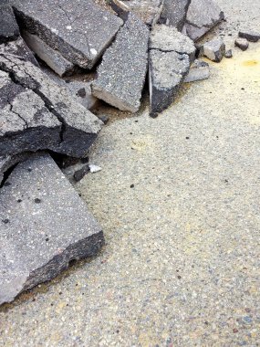 Kırık asfalt adet arka plan - kavram IMAG