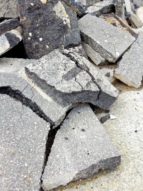 Kırık asfalt adet arka plan - kavram IMAG