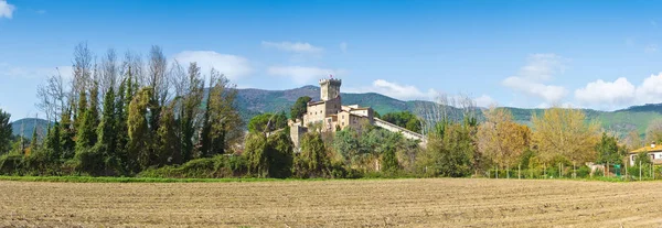 Panoramic photo of the famous medieval citadel of Vicopisano (Italy - Tuscany - Pisa)