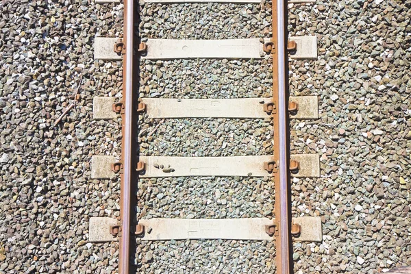 Detail of Italian railway seen from above (Italy - Europe) — Stock Photo, Image