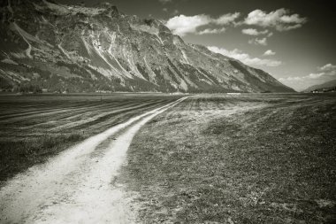 Yhe Yukarı Engadine Vadisi - (Switzer Sils göl çevresinde yürüyüş