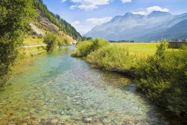 Sils Gölü çevresinde yürüyüş-Engadine Vadisi-(Isviçre)