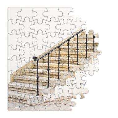 Eliminating or overcoming architectural barriers concept image i clipart