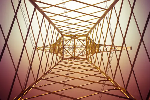 Wnętrze obrazu koncepcyjnego pylon — Zdjęcie stockowe