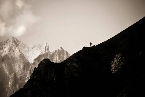 Bergwandern in den Dolomiten (Trentino Alto adige - Italien) — Stockfoto