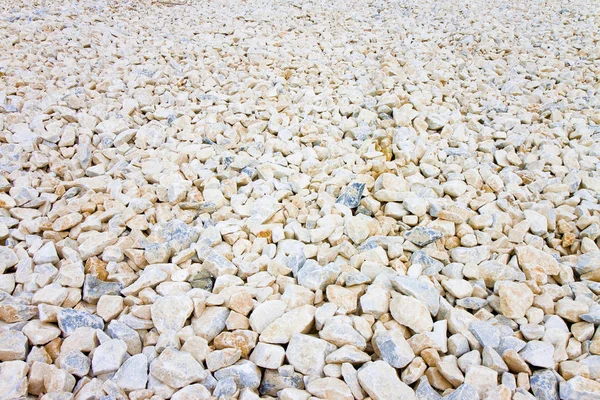 Expanse of white gravel. Useful image as background
