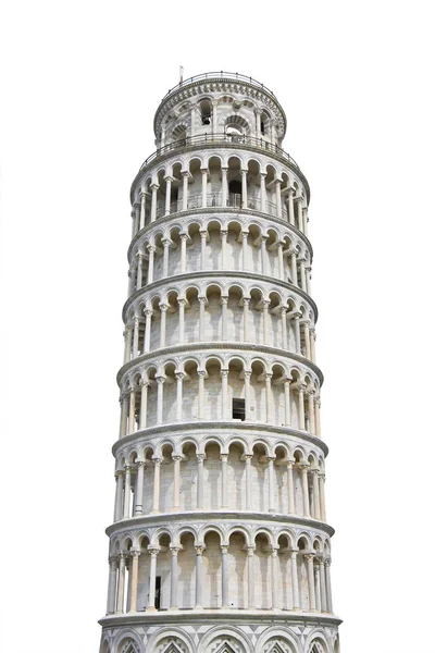 The Leaning Tower completely restored from damage of air polluti — Stock Photo, Image