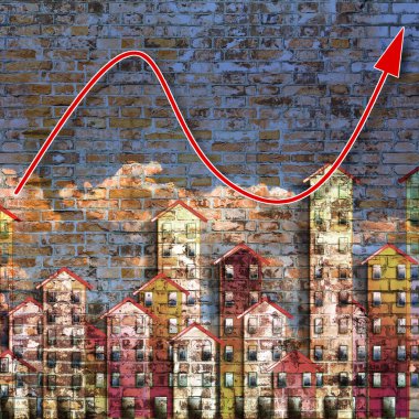 Trend in the residential real estate market - concept image - I'