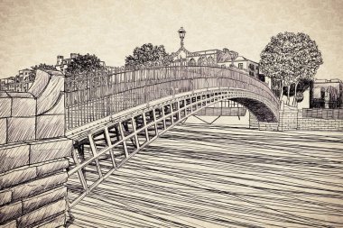 Dublin en ünlü köprü nedeniyle 