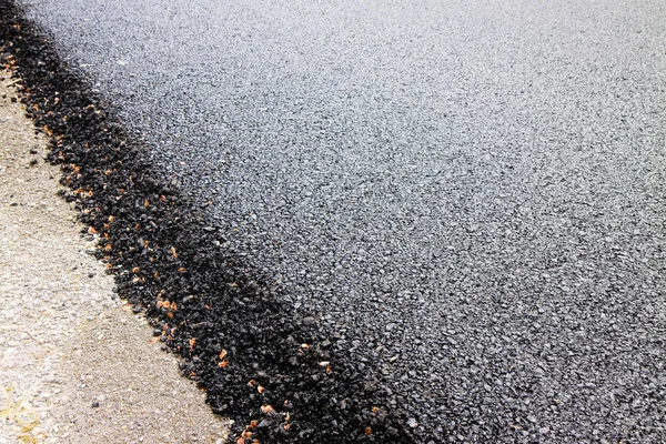 Yeni asfalt yol arka plan - kopyalama alanı ile konsept görüntü