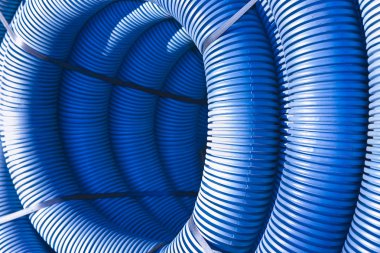 Konstrük kullanılan renkli Polietilen plastik hortum detay