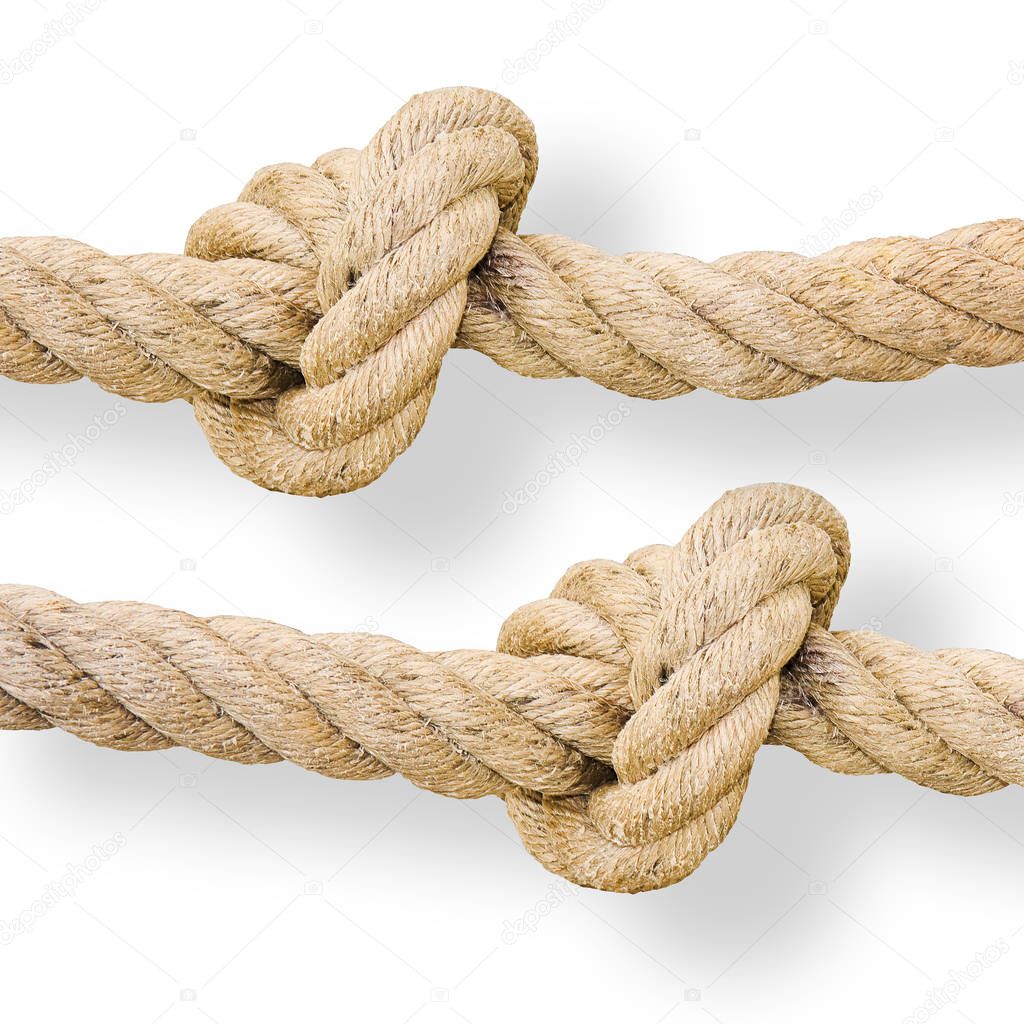 Untie the knots - problem solving concept image
