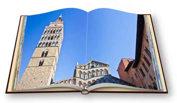 Saint Zeno cathedral church in Pistoia city (Tuscany - Italy) - — Stock fotografie