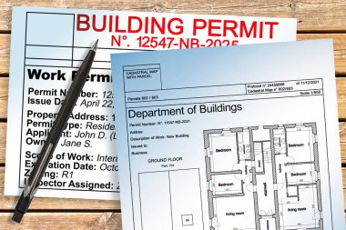 Hayali onaylı konut projesiyle inşa izni kavramı