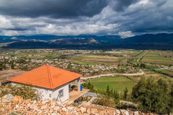 Zemědělská Pole Jižní Albánii Saranda Okres Vlora — Stock fotografie