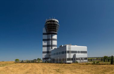Kharkov, Ukrayna havaalanı kontrol kulesi