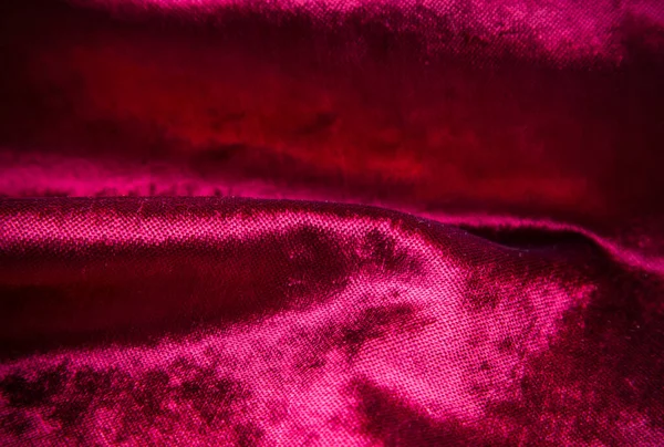 Textura Fondo Tela Terciopelo Violeta Rojo Abstracto — Foto de Stock
