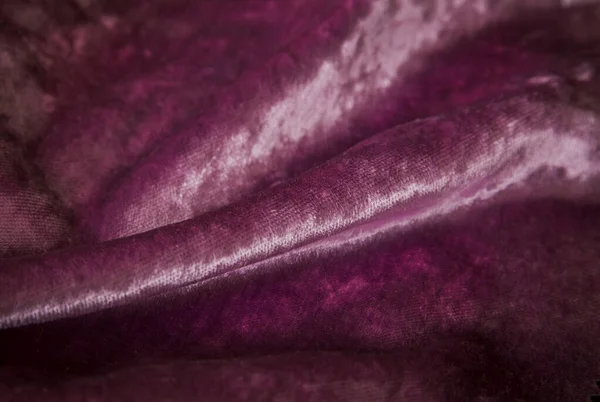 Абстрактная Красно Розовая Текстура Бархатной Ткани — стоковое фото