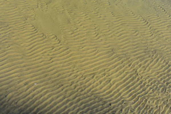 Ondulações Areia Praia — Fotografia de Stock
