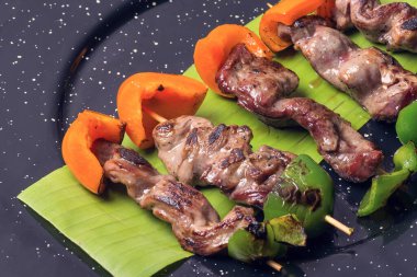 Meksika geleneksel yemek gurmesi.