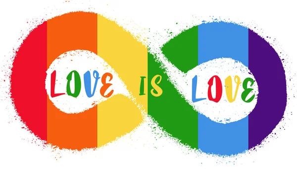 Símbolo de derechos LGBT. Gay desfile signo — Archivo Imágenes Vectoriales