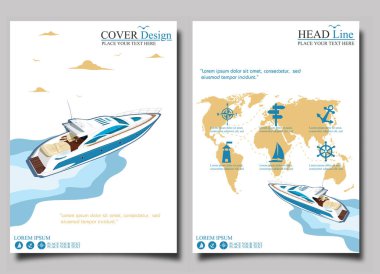 Üstten Görünüm sürat teknesi su posteri