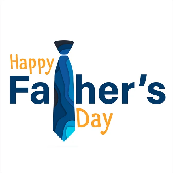 Happy fathers day greeting card.