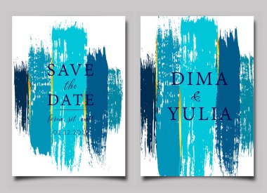 Düğün davetiyesi veya yıldönümü kartı şablonları