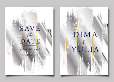 Düğün davetiyesi veya yıldönümü kartı şablonları