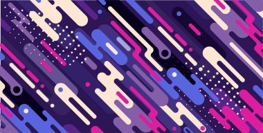 Renkli yuvarlak şekiller ile soyut arka plan