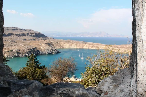 Ελλάδα Νησί Της Ρόδου Πολιτισμός Της Ελλάδας Αξιοθέατα Και Φύση — Φωτογραφία Αρχείου