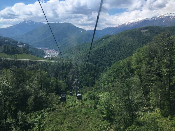 The City Of Sochi. Russia. Sea. culture of Russia. Sights and nature of Sochi. Krasnodar region.