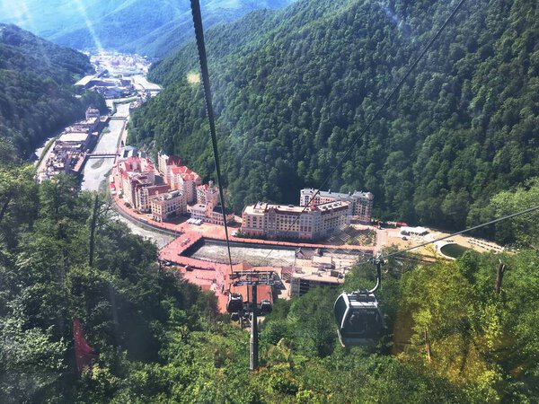 The City Of Sochi. Russia. Sea. culture of Russia. Sights and nature of Sochi. Krasnodar region.