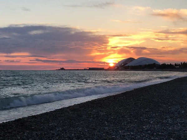 Die Stadt Sotschi Russland Meer Kultur Russlands Sehenswürdigkeiten Und Natur — Stockfoto