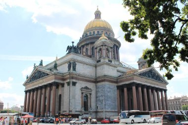 Saint Petersburg şehri. - Rusya. Rusya tarihi. Rusya kültürü. Aziz PETERSBURG 'un manzarası ve doğası. Peterhof..