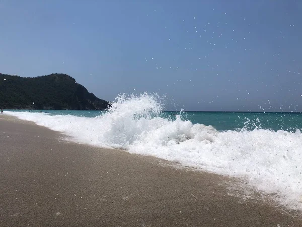 Turquia Cultura Turca Visões Natureza Turquia Mar Sol Palmas Praia — Fotografia de Stock