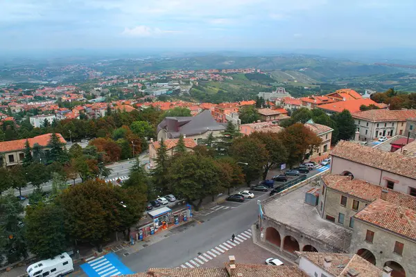 San Marino Italia Cultura Italia Attrazioni Natura Italia Sole — Foto Stock