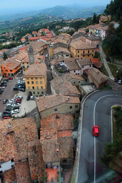 San Marino Italia Cultura Italia Attrazioni Natura Italia Sole — Foto Stock