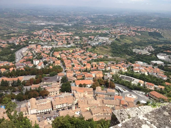 San Marino Italia Cultura Italia Attrazioni Natura Italia Sole — Foto Stock