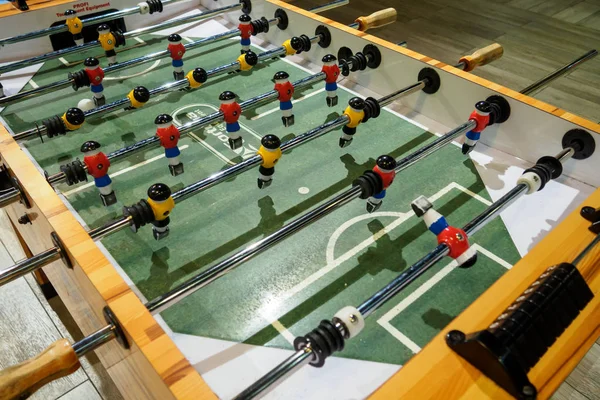 Ufa, Rusya - 02 Nisan 2019: masa futbolu kapalı